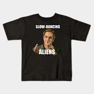 slow-dancing aliens Kids T-Shirt